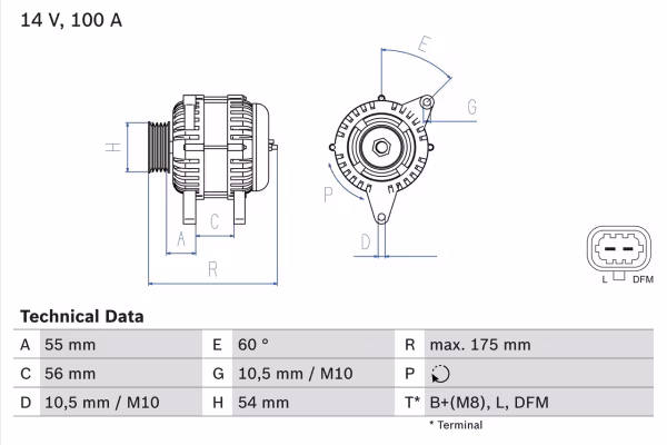 BOSCH Alternatore