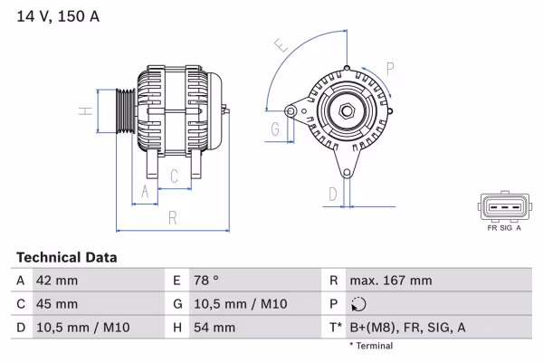 BOSCH Alternatore
