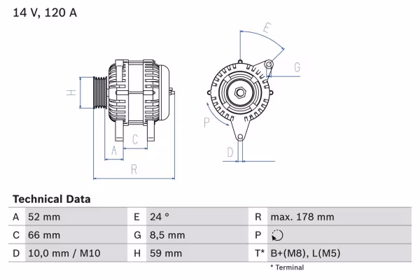 BOSCH Alternatore