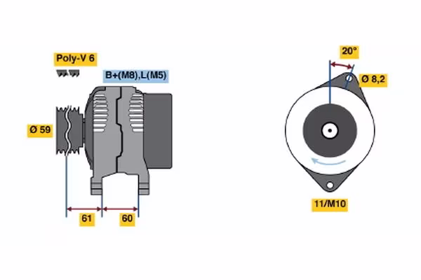 BOSCH Alternatore