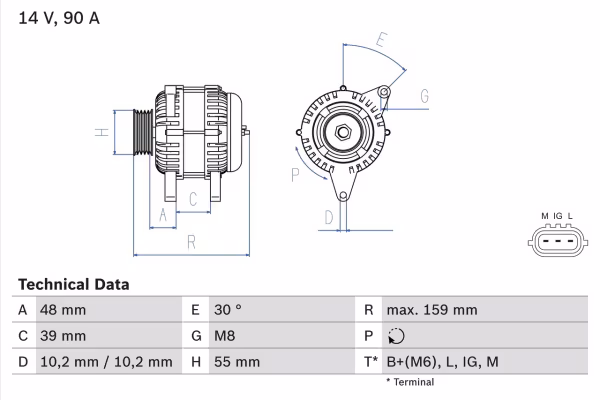 BOSCH Alternatore