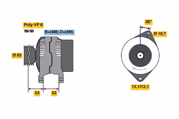 BOSCH Alternatore