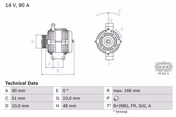 BOSCH Alternatore