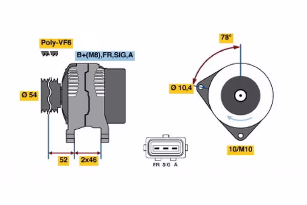 BOSCH Alternatore