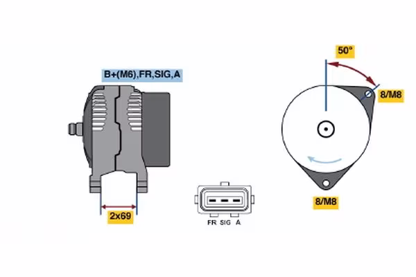 BOSCH Alternatore