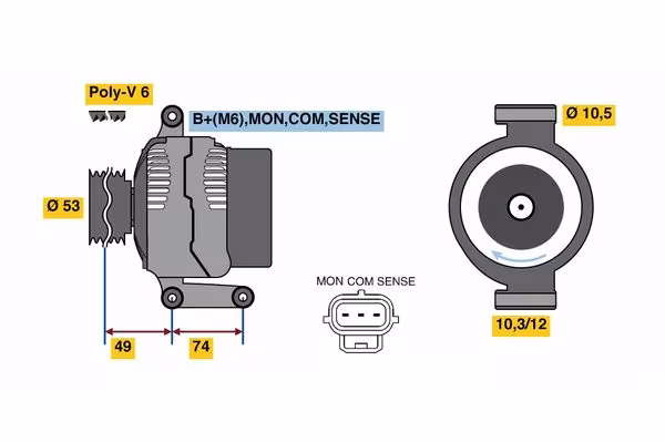 BOSCH Alternatore