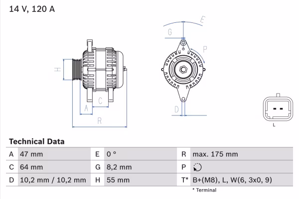 BOSCH Alternatore
