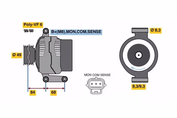 BOSCH Alternatore