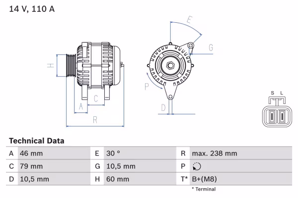 BOSCH Alternatore