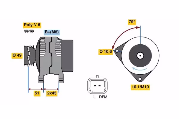 BOSCH Alternatore