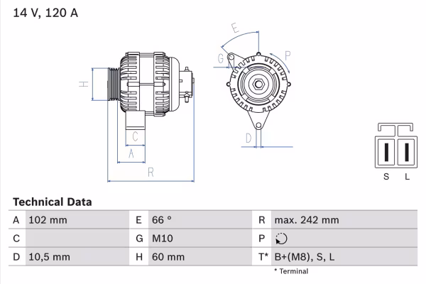 BOSCH Alternatore