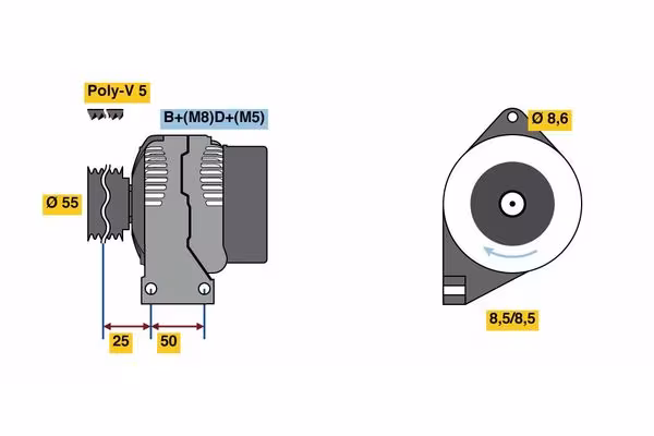 BOSCH Alternatore