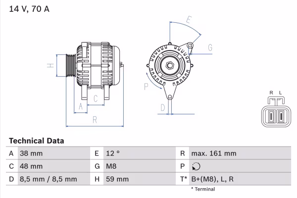 BOSCH Alternatore