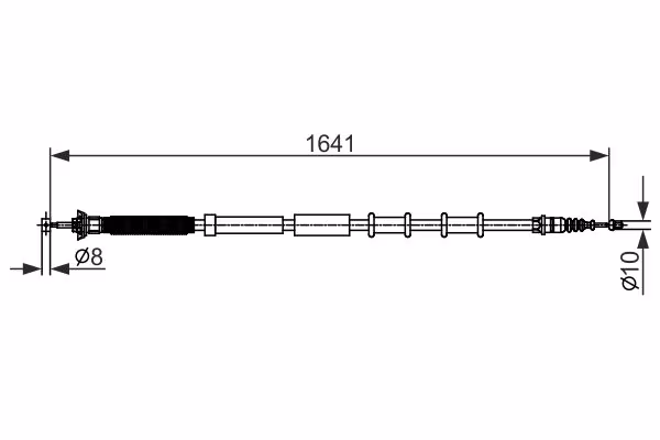 BOSCH Cavo comando, Freno stazionamento