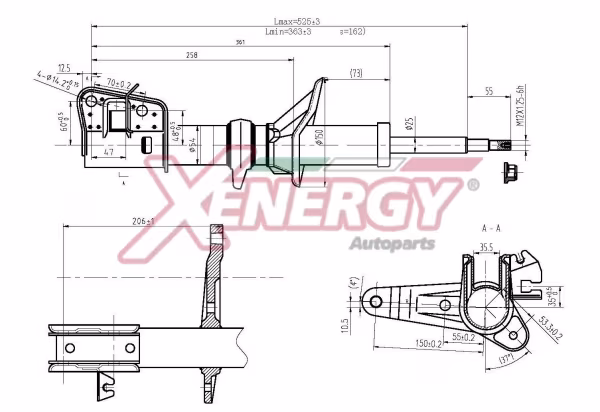 AP XENERGY Ammortizzatore