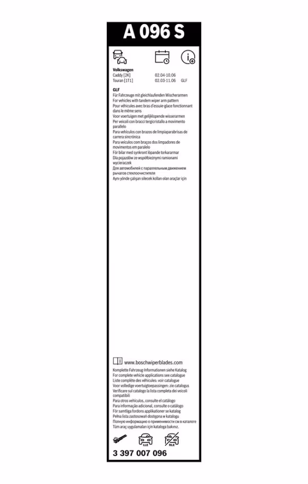 BOSCH Spazzola tergi