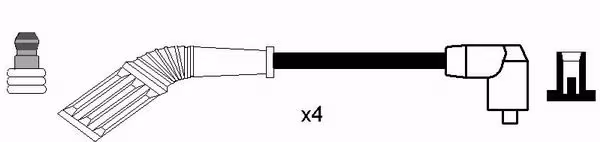 NGK Kit cavi accensione