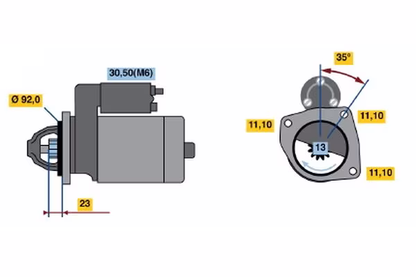 BOSCH Motorino d\'avviamento