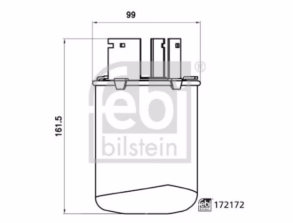 FEBI BILSTEIN Filtro carburante