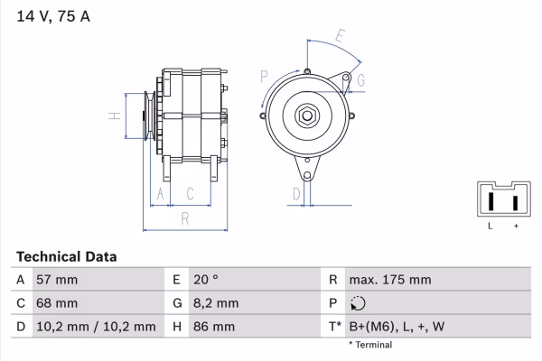 BOSCH Alternatore