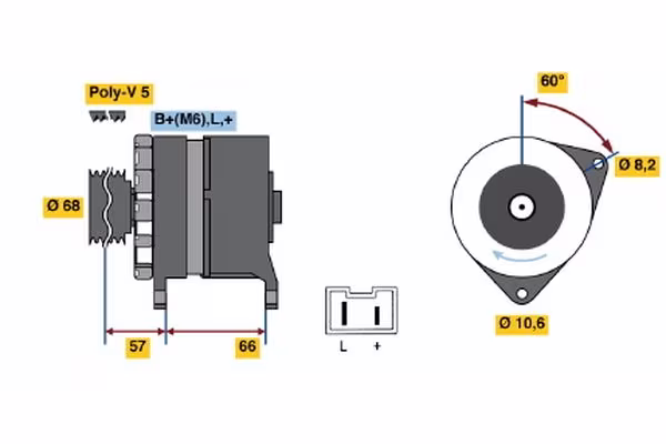 BOSCH Alternatore