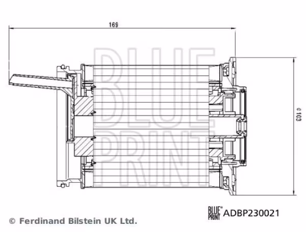 BLUE PRINT Filtro carburante