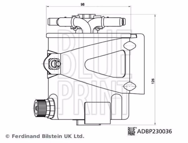 BLUE PRINT Filtro carburante