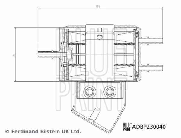 BLUE PRINT Filtro carburante