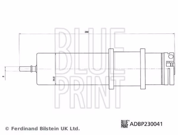 BLUE PRINT Filtro carburante