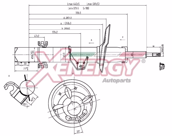 AP XENERGY Ammortizzatore