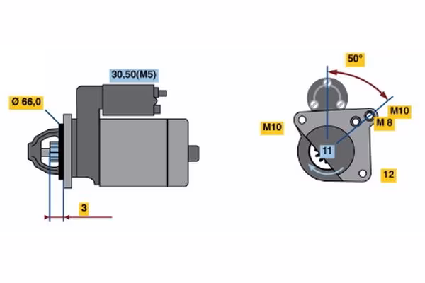 BOSCH Motorino d\'avviamento