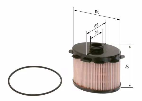 BOSCH Filtro carburante