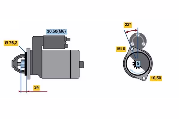 BOSCH Motorino d\'avviamento