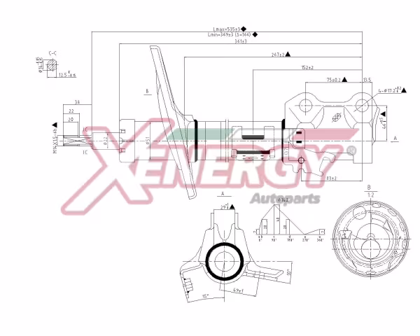 AP XENERGY Ammortizzatore