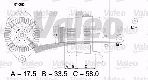 VALEO Alternatore