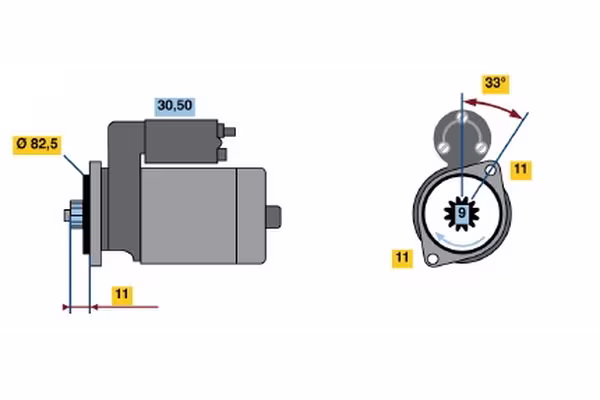 BOSCH Motorino d\'avviamento