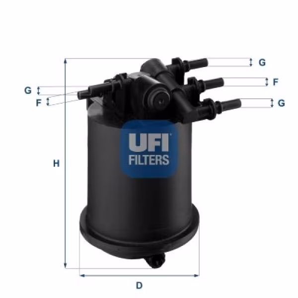UFI Filtro carburante