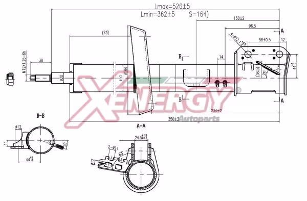 AP XENERGY Ammortizzatore
