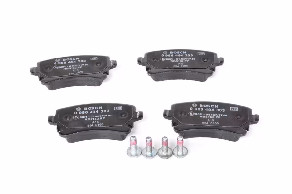 BOSCH Kit pastiglie freno, Freno a disco