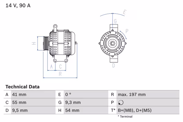 BOSCH Alternatore