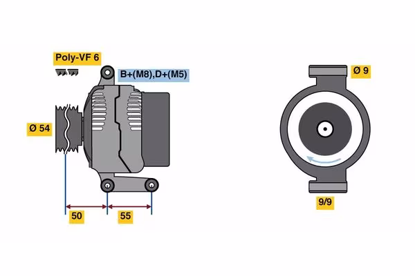 BOSCH Alternatore