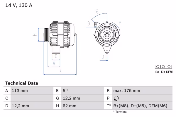 BOSCH Alternatore