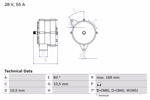 BOSCH Alternatore