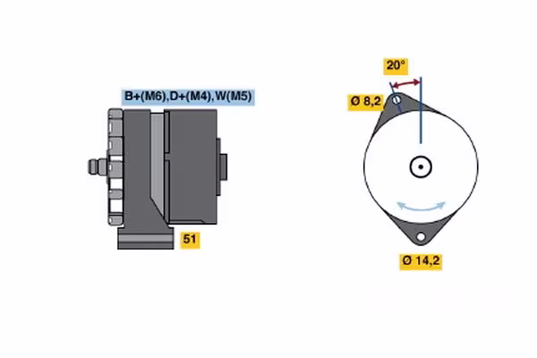 BOSCH Alternatore
