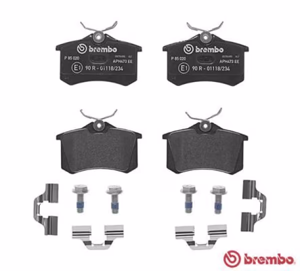 BREMBO Kit pastiglie freno, Freno a disco