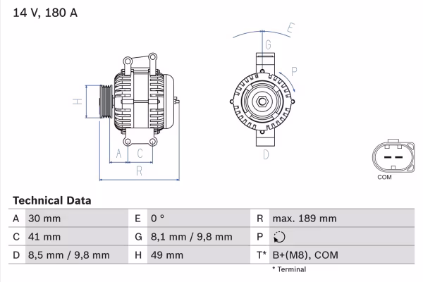 BOSCH Alternatore