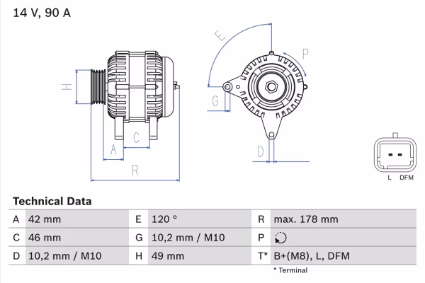 BOSCH Alternatore