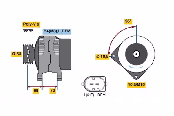 BOSCH Alternatore