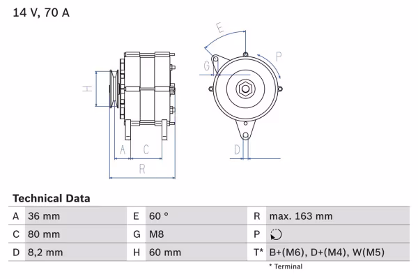 BOSCH Alternatore