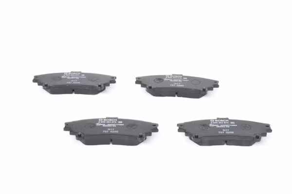 BOSCH Kit pastiglie freno, Freno a disco